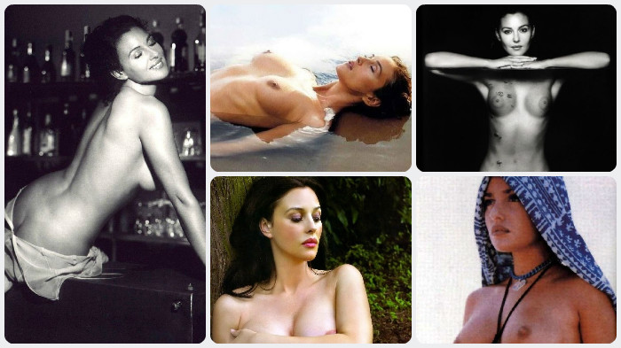 Итальянская красавица Моника Беллуччи предпочитает фотографироваться голой. Часть - 1